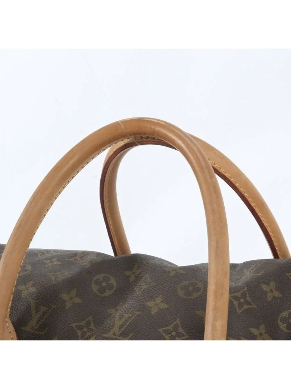Louis Vuitton Monogram Sac Chasseur 55 Leather Boston Bag Tote Travel